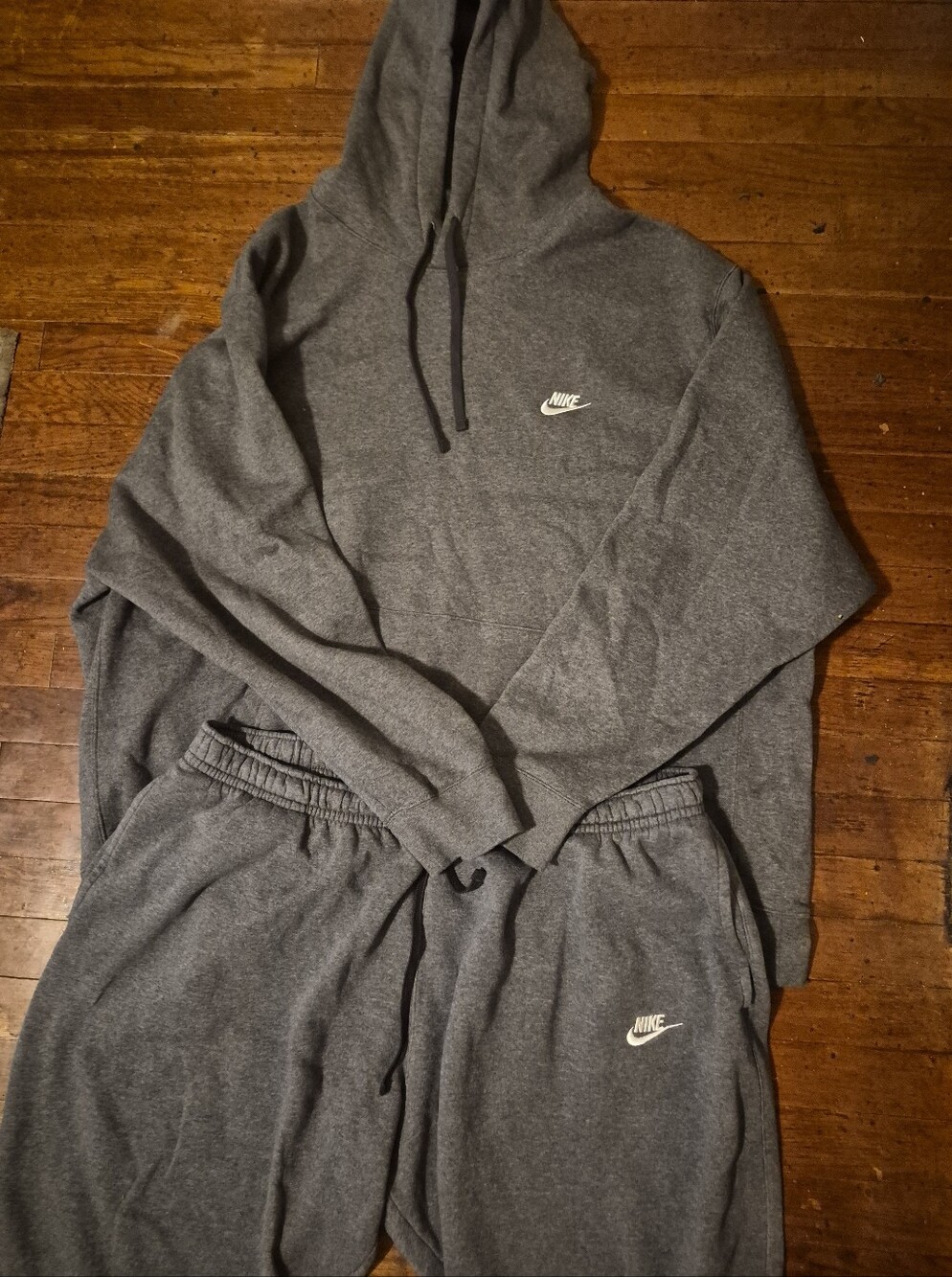 Nike Charcoal Gray Mens Sz 4XL Sweatsuit